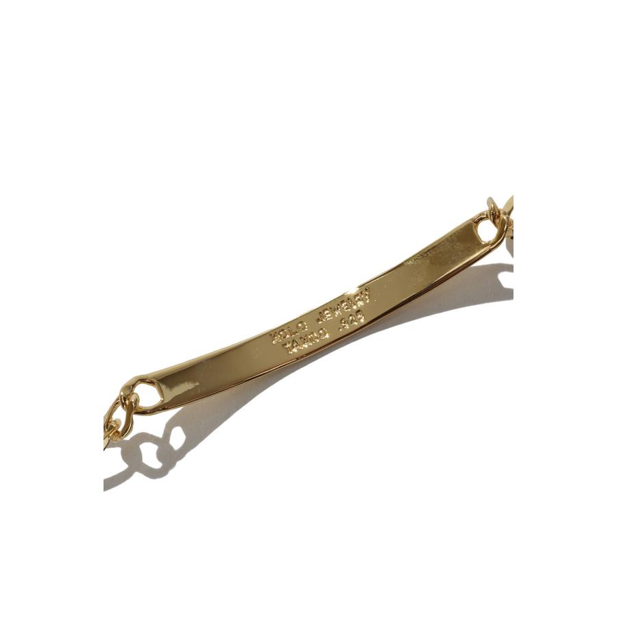 ID Figaro Link Bracelet -6mm- / Gold (XOB040-19G) XOLO JEWELRY(ショロ ジュエリー) |  | 02
