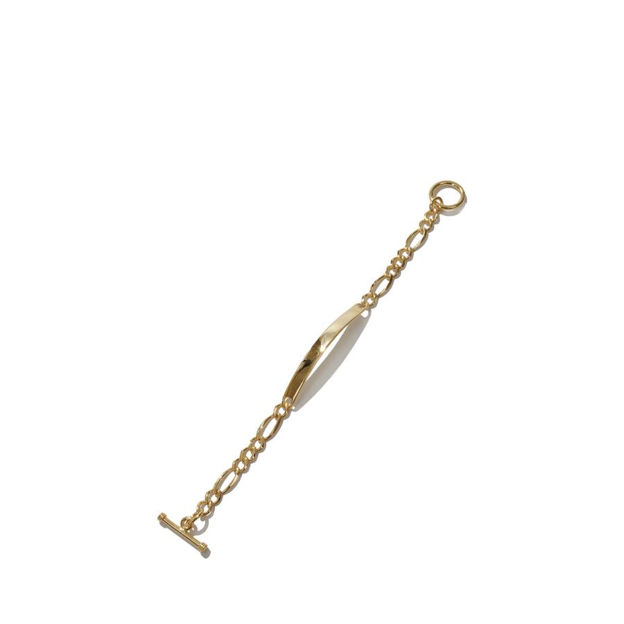 ID Figaro Link Bracelet -6mm- / Gold (XOB040-19G) XOLO JEWELRY(ショロ ジュエリー) |  | 03