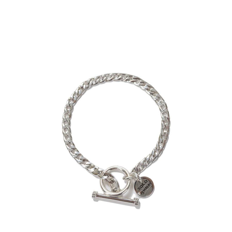 Basic Link Bracelet -4mm- / Silver (XOB088-19) XOLO JEWELRY(ショロ ジュエリー) | 