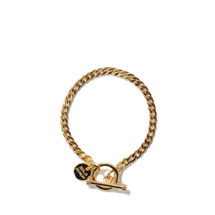 Basic Link Bracelet -4mm- / Gold (XOB088-19G) XOLO JEWELRY(ショロ ジュエリー) | 