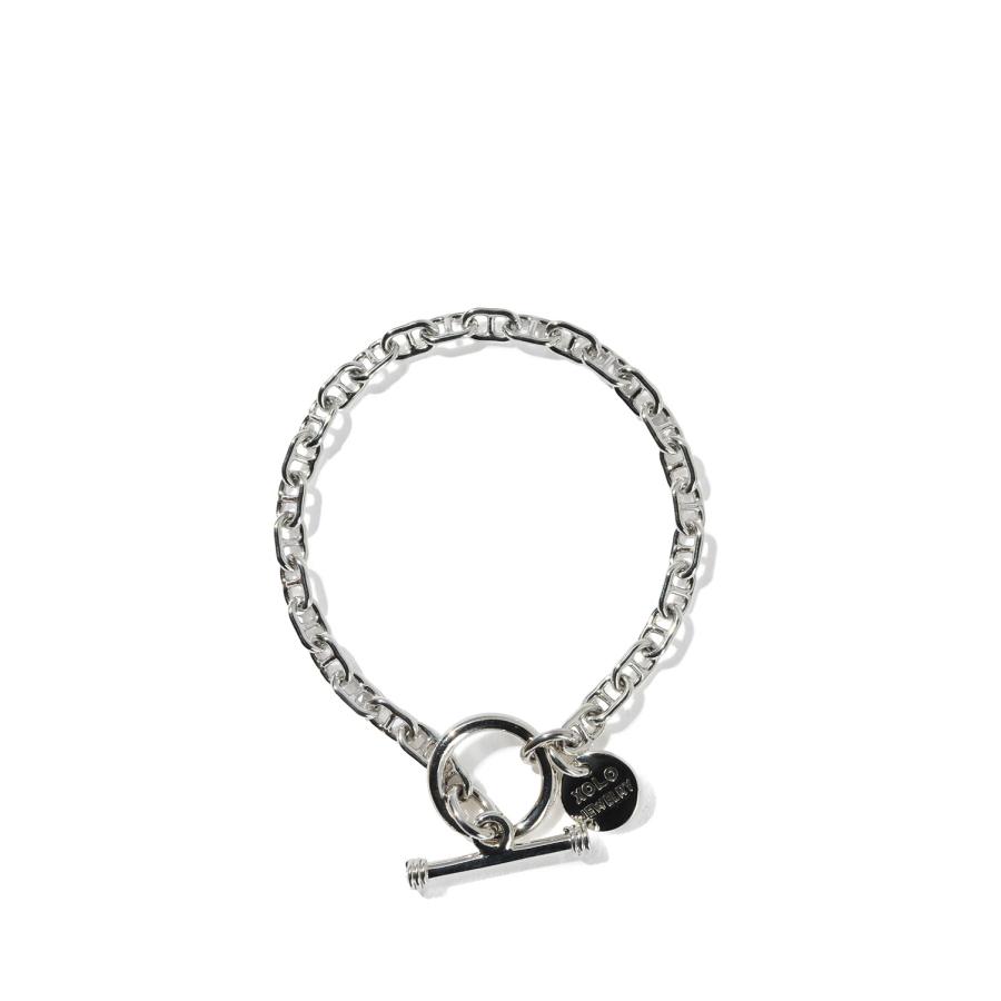 Solid Anchor Link Bracelet -4mm- / Silver (XOB107-19) XOLO JEWELRY(ショロ ジュエリー) | 