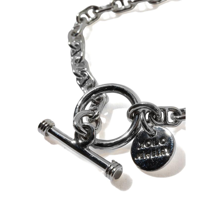 Solid Anchor Link Bracelet -4mm- / Silver (XOB107-19) XOLO JEWELRY(ショロ ジュエリー) |  | 01