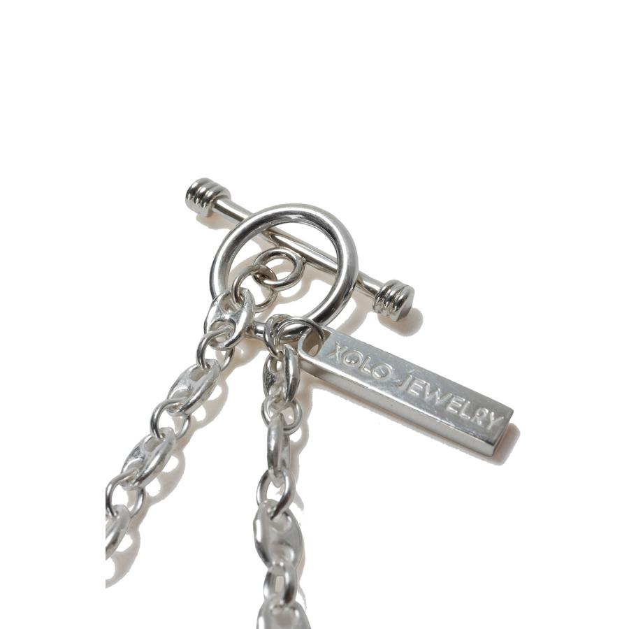 Caviar Link Necklace / Silver (XON044-50) XOLO JEWELRY(ショロ ジュエリー) |  | 01