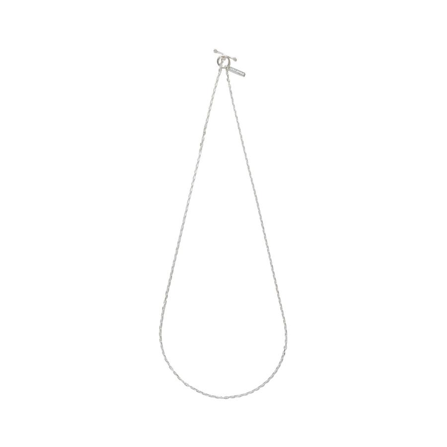 【P5倍】Tiny Solid Anchor Link Necklace / Silver (XON046-60) XOLO JEWELRY(ショロ ジュエリー) | 