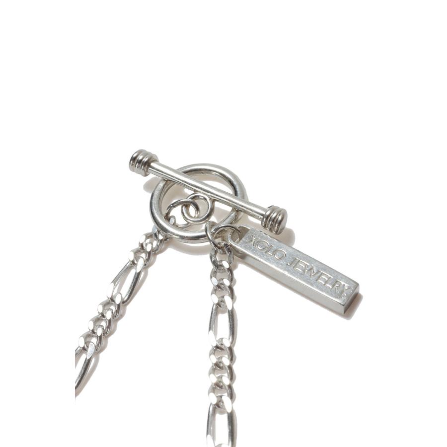 Figaro Link Necklace -2mm- / Silver (XON049-50) XOLO JEWELRY(ショロ ジュエリー) |  | 01