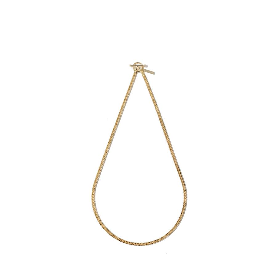 Flat Link Necklace -Double- / Gold (XON052-50G) XOLO JEWELRY(ショロ ジュエリー) | 