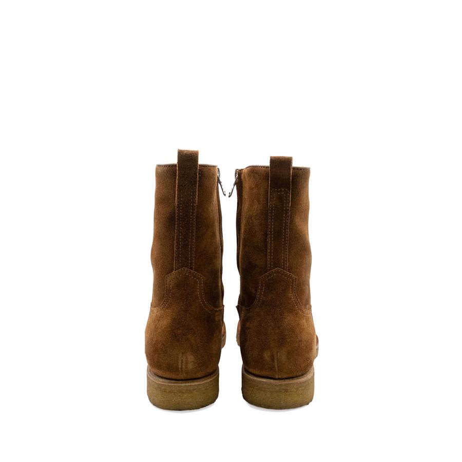 【P5倍】Suede Side Zip Boots / BROWN (MND-OC001) Minedenim(マインデニム) |  | 02