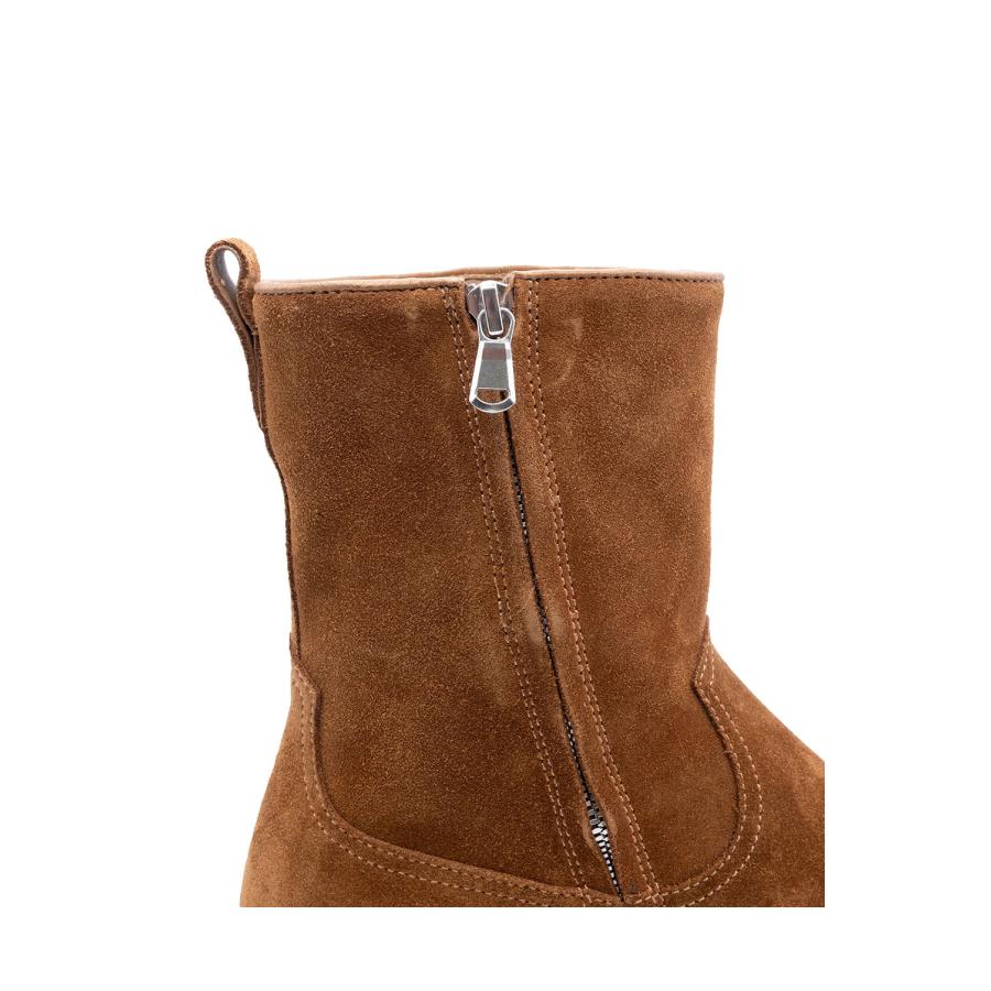 【P5倍】Suede Side Zip Boots / BROWN (MND-OC001) Minedenim(マインデニム) |  | 03