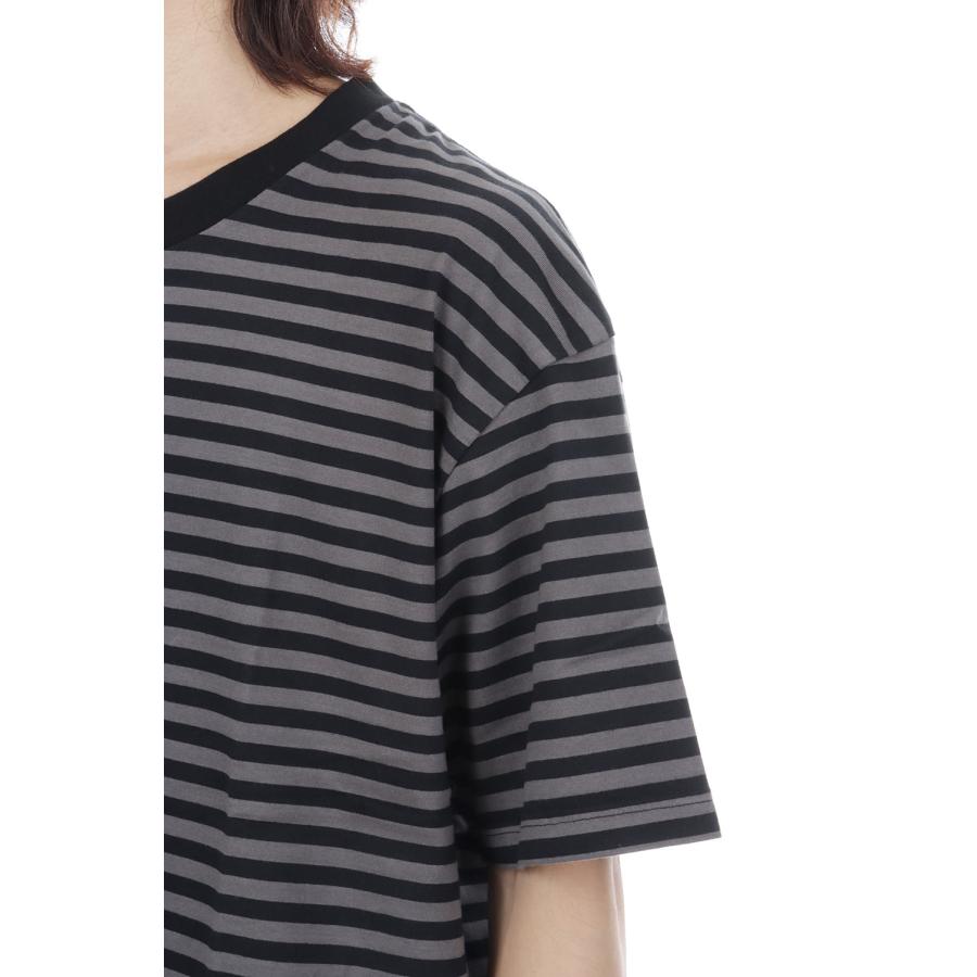 Overdye Border Crewneck Tee / BLT (MDFBF08404) Minedenim(マインデニム) |  | 08