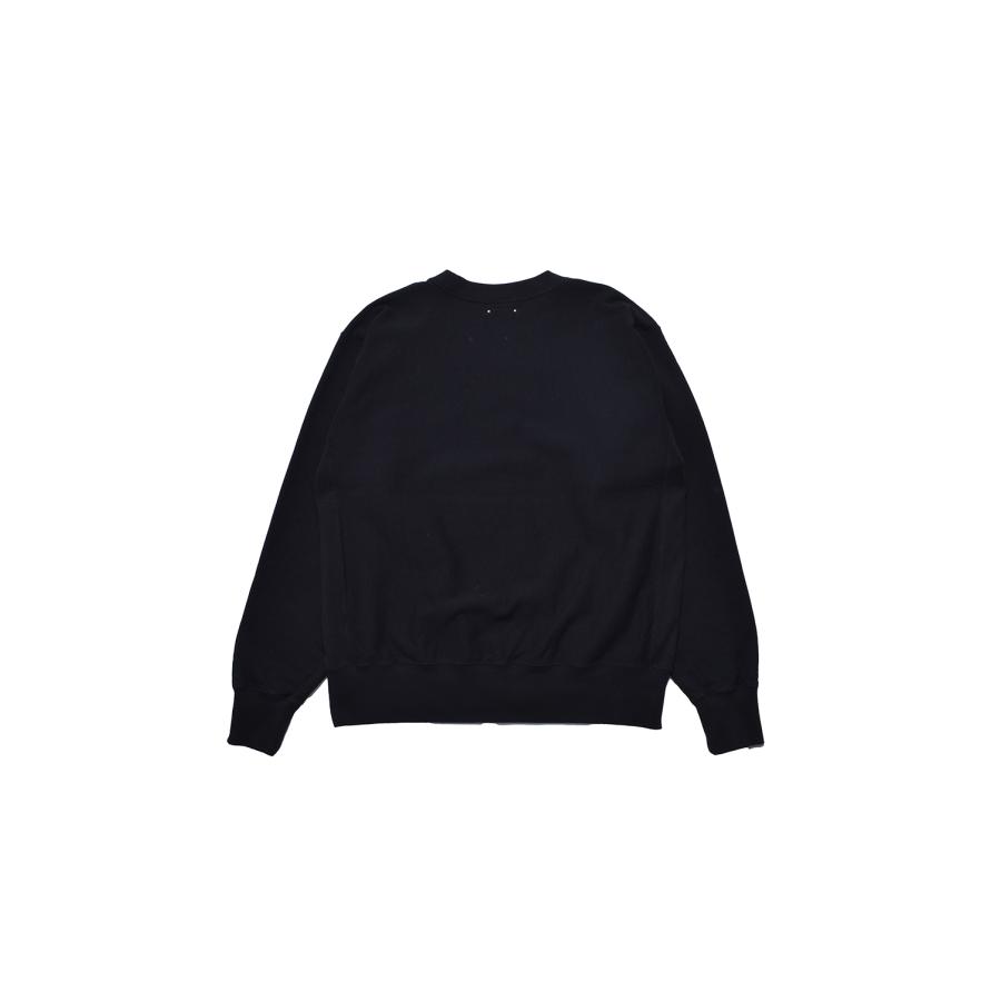 Cotton Wool Fleece Crewneck L/S Pullover / BLK (MDFBF09403) Minedenim(マインデニム) |  | 01