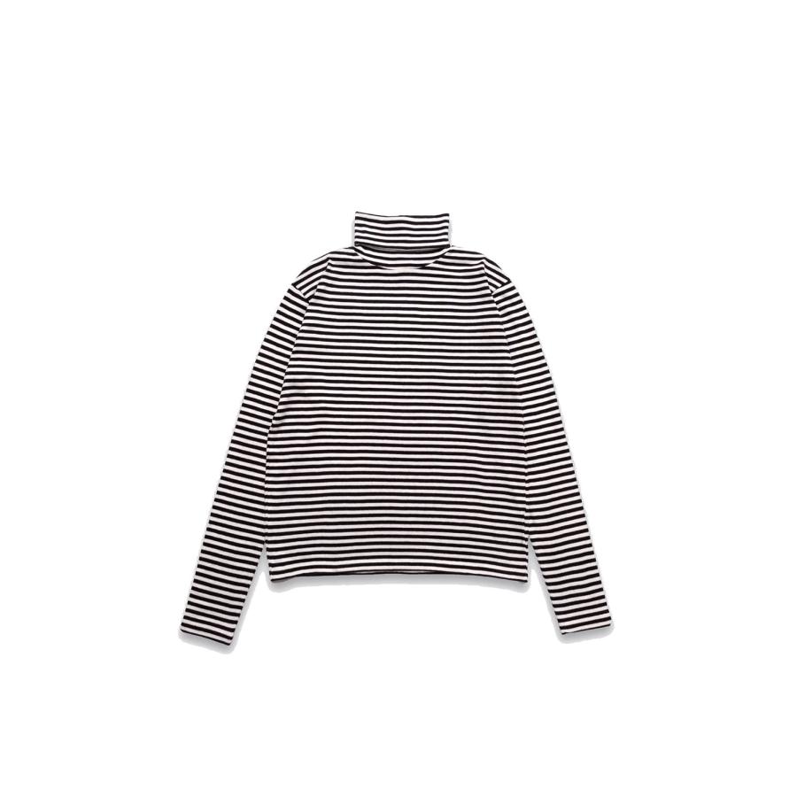 L.G.Border Turtle Neck L/S Pullover - BLT (MDFBF10405) Minedenim(マインデニム) | 