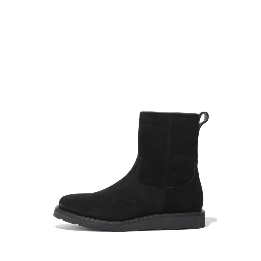Suede Leather Side Zipper Boots - BLK (MDMGK001) Minedenim(マインデニム) | 