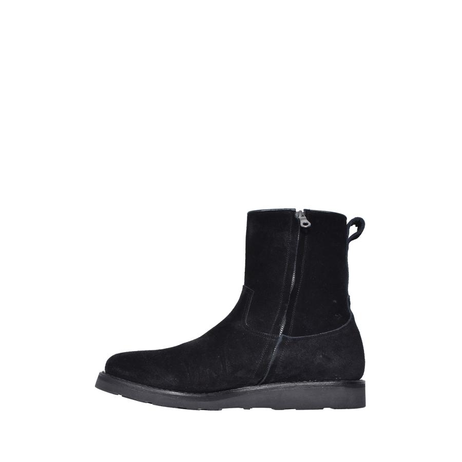 Suede Leather Side Zipper Boots - BLK (MDMGK001) Minedenim(マインデニム) |  | 11