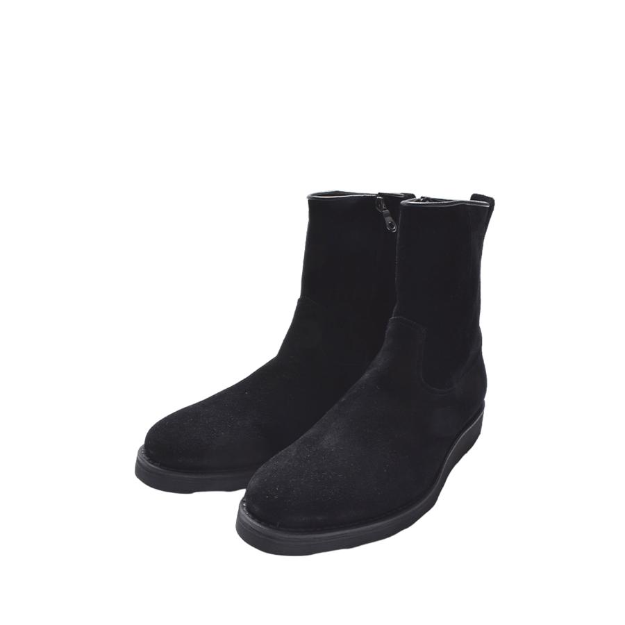 Suede Leather Side Zipper Boots - BLK (MDMGK001) Minedenim(マインデニム) |  | 12