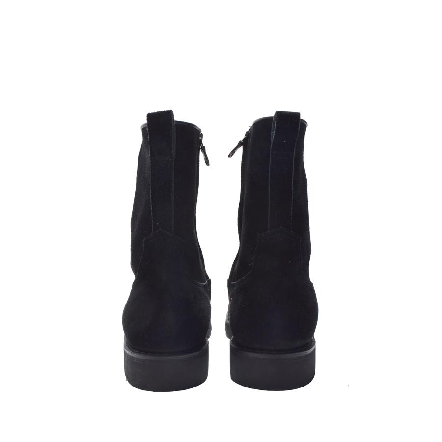 Suede Leather Side Zipper Boots - BLK (MDMGK001) Minedenim(マインデニム) |  | 13