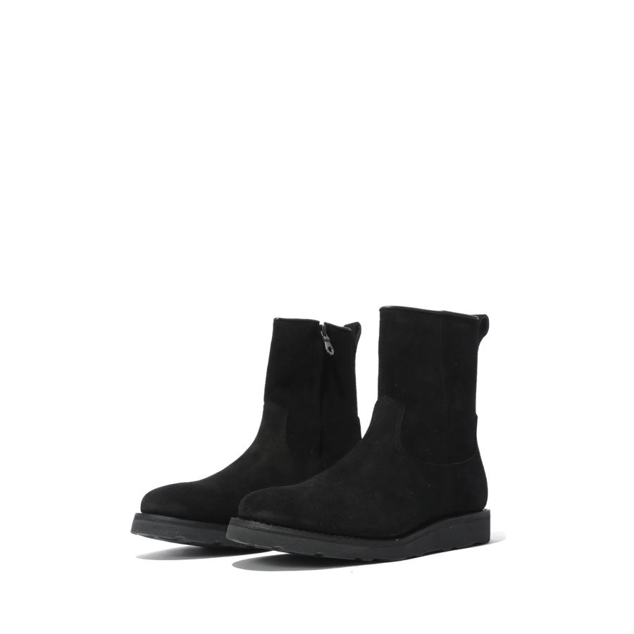 Suede Leather Side Zipper Boots - BLK (MDMGK001) Minedenim(マインデニム) |  | 03