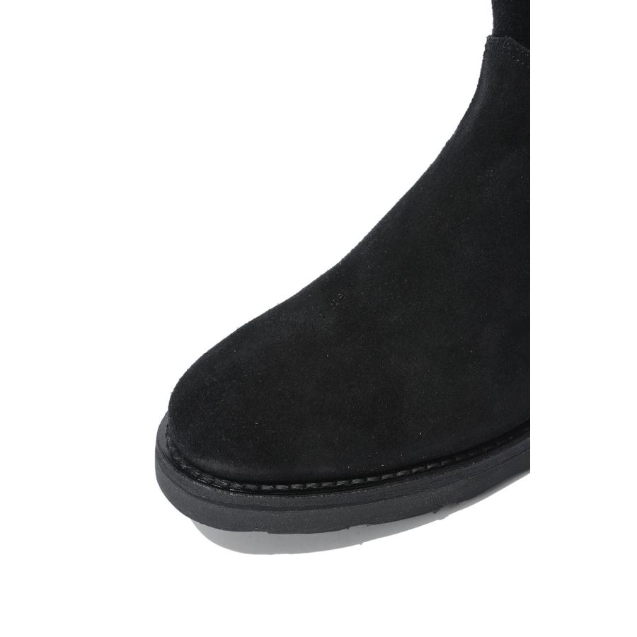 Suede Leather Side Zipper Boots - BLK (MDMGK001) Minedenim(マインデニム) |  | 05