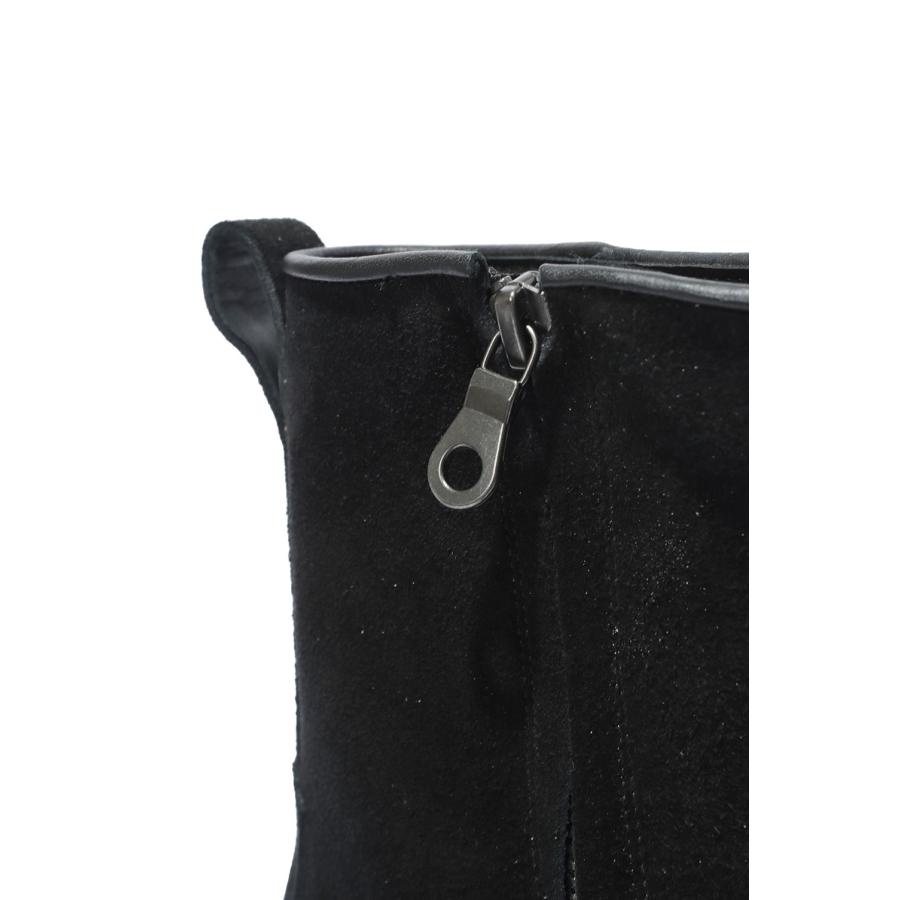 Suede Leather Side Zipper Boots - BLK (MDMGK001) Minedenim(マインデニム) |  | 07