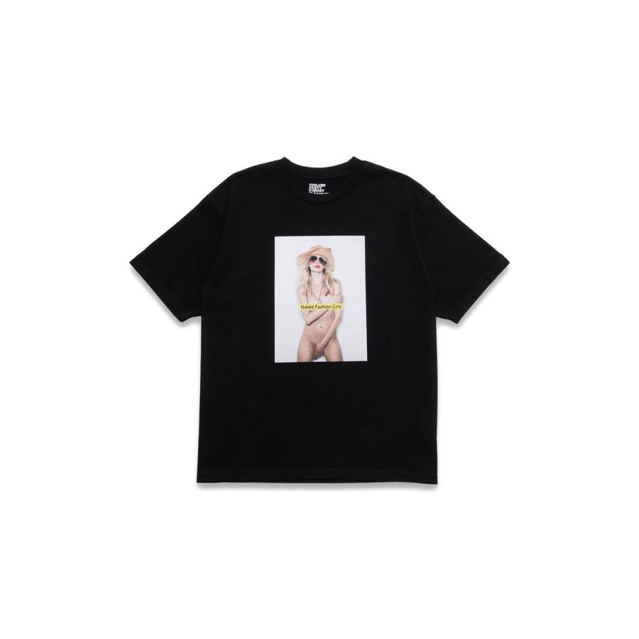 Mike Dowson Naked Summer Girl Photo Tee by Stie-lo - BLK (STLMD001) Minedenim(マインデニム) | 