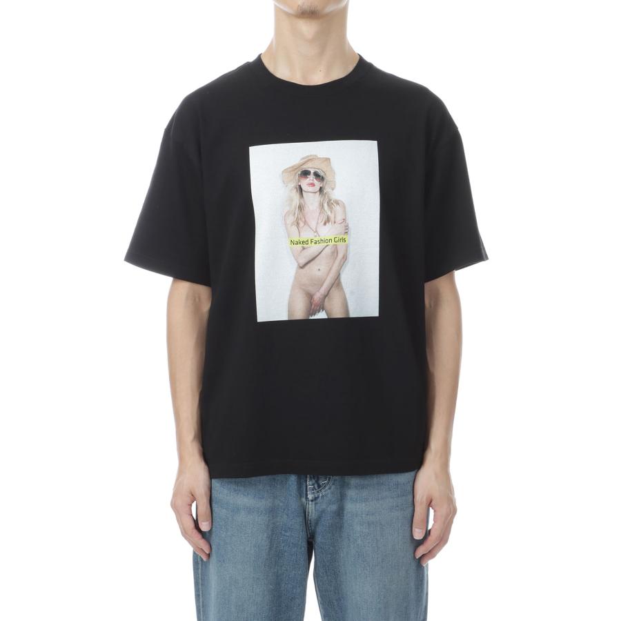 Mike Dowson Naked Summer Girl Photo Tee by Stie-lo - BLK (STLMD001) Minedenim(マインデニム) |  | 02