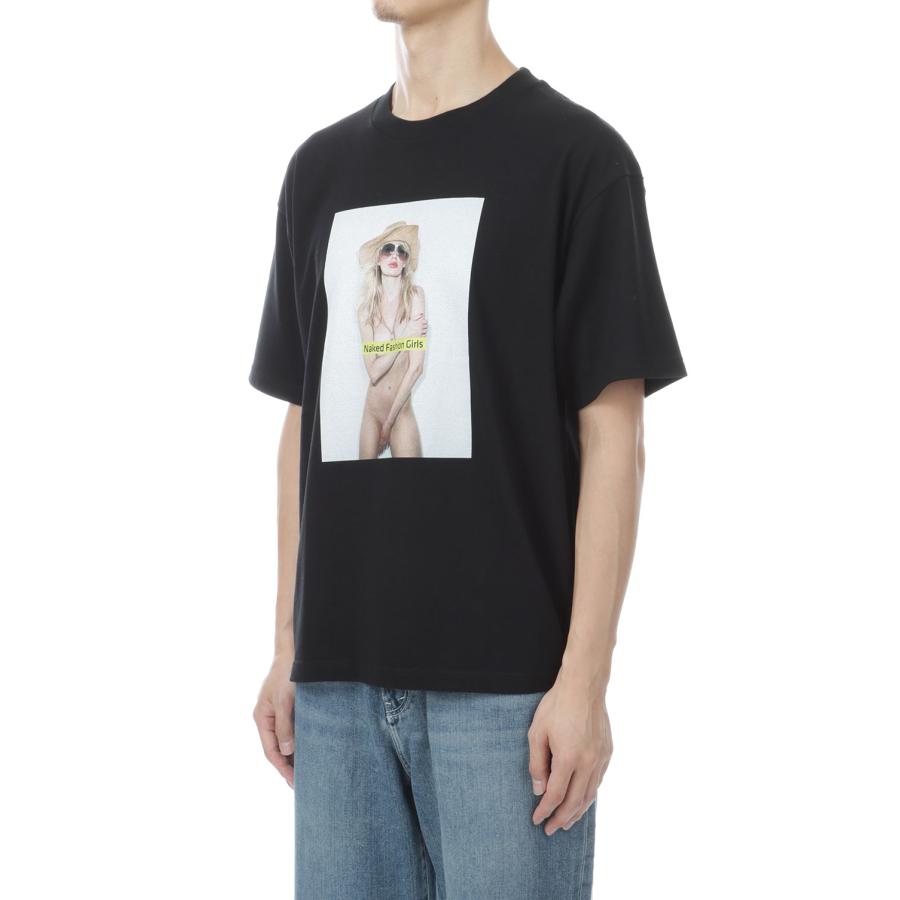 Mike Dowson Naked Summer Girl Photo Tee by Stie-lo - BLK (STLMD001) Minedenim(マインデニム) |  | 03