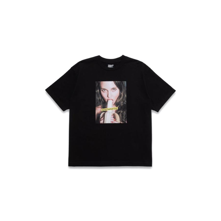 Mike Dowson Holding a Banana Girl Photo Tee by Stie-lo - BLK (STLMD002) Minedenim(マインデニム) | 