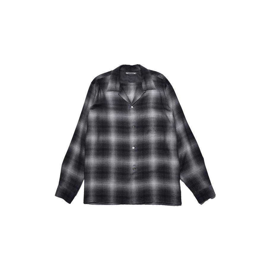 T.Rayon Ombre Open Collar Shirt / BLT (MDFBF09501) Minedenim(マインデニム) | 