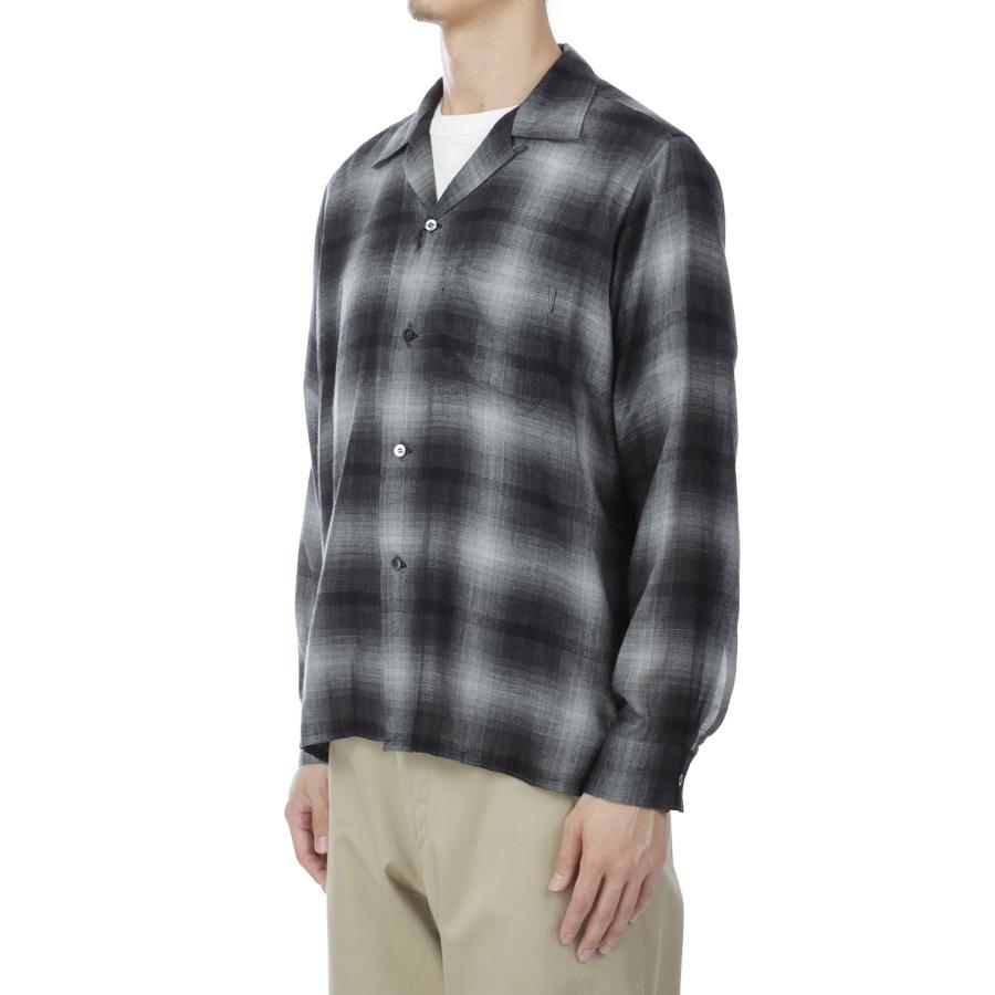 T.Rayon Ombre Open Collar Shirt / BLT (MDFBF09501) Minedenim(マインデニム) |  | 08