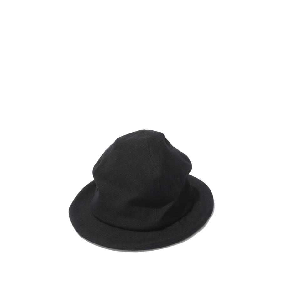 【P5倍】SHETLAND WOOL SERGE MOUNTAIN HAT - BLACK x GRAY (MYYY262023) Kijima Takayuki(キジマタカユキ) | 