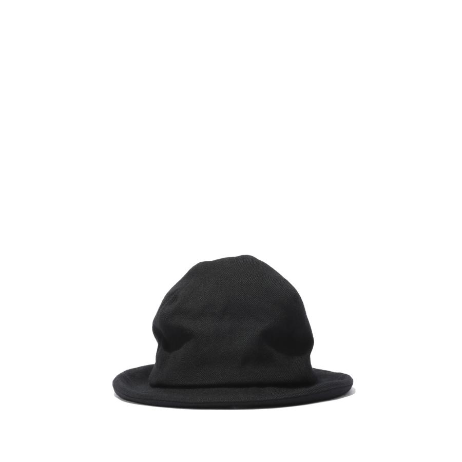 【P5倍】SHETLAND WOOL SERGE MOUNTAIN HAT - BLACK x GRAY (MYYY262023) Kijima Takayuki(キジマタカユキ) |  | 01