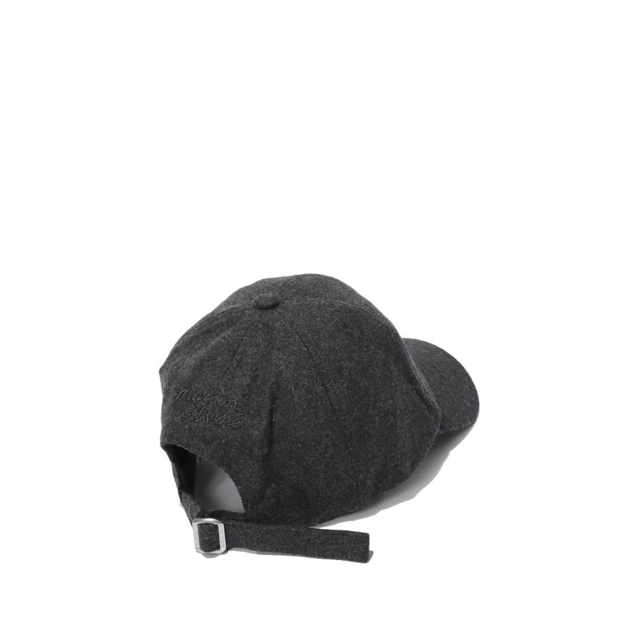 FOX HEAD CAP - ANTHRACITE (MRUAH06WB0062) Maison Kitsune -Men-(メゾンキツネ) |  | 02