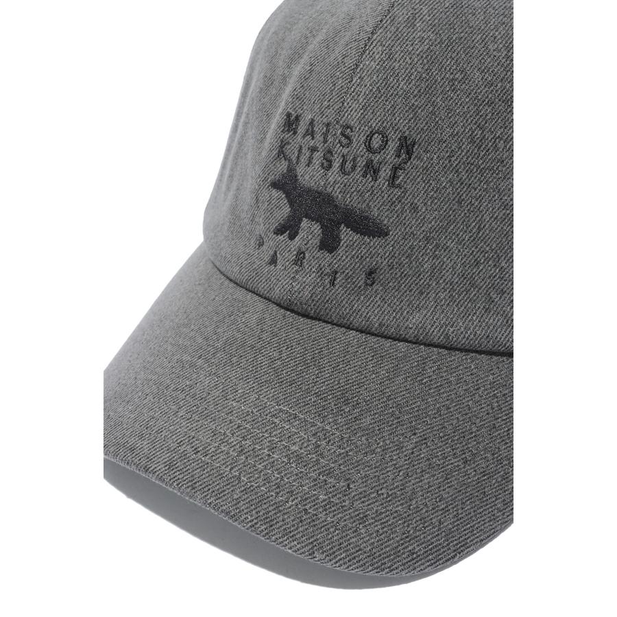 PROFILE FOX CAP - WASHED BLACK (MRUAH03WB0061) Maison Kitsune -Men-(メゾンキツネ) |  | 03