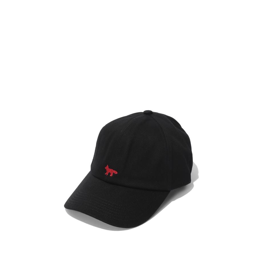 PROFILE FOX CAP - BLACK (MRUAH04WW0096) Maison Kitsune -Men-(メゾンキツネ) | 