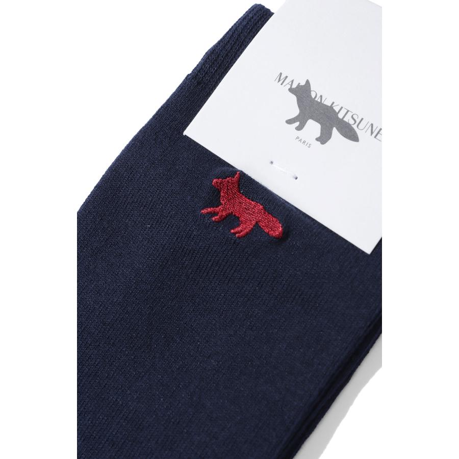 PROFILE FOX SOCKS - CLASSIC NAVY (MRUAS02KT1248) Maison Kitsune -Men-(メゾンキツネ) |  | 01