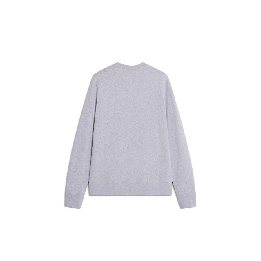 FOX HEAD REGULAR SWEATSHIRT - LIGHT GREY MELANGE (PM00303KM0340) Maison Kitsune -Men-(メゾンキツネ) |  | 01