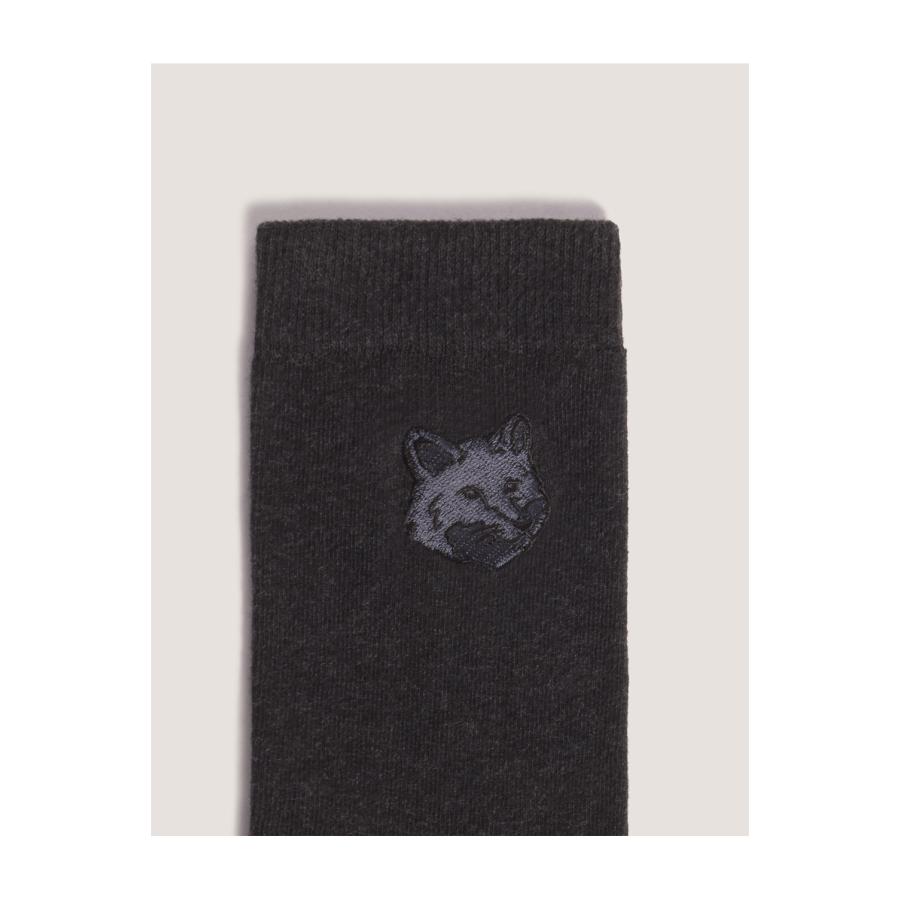 FOX HEAD SOCKS - ANTHRACITE (MRUAS05KT1145) Maison Kitsune -Women-(メゾンキツネ) |  | 04