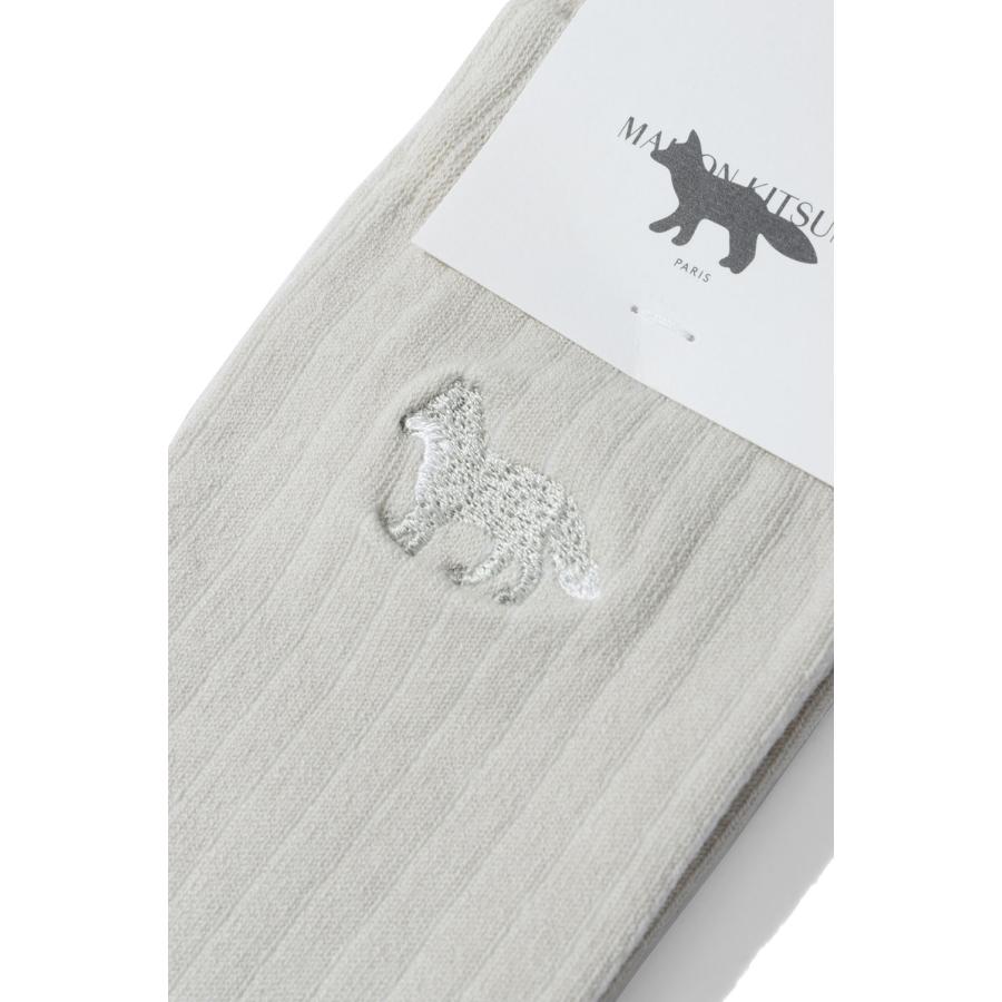 BABY FOX SOCKS - FEATHER BEIGE (MRUAS04KT1124) Maison Kitsune -Women-(メゾンキツネ) |  | 01