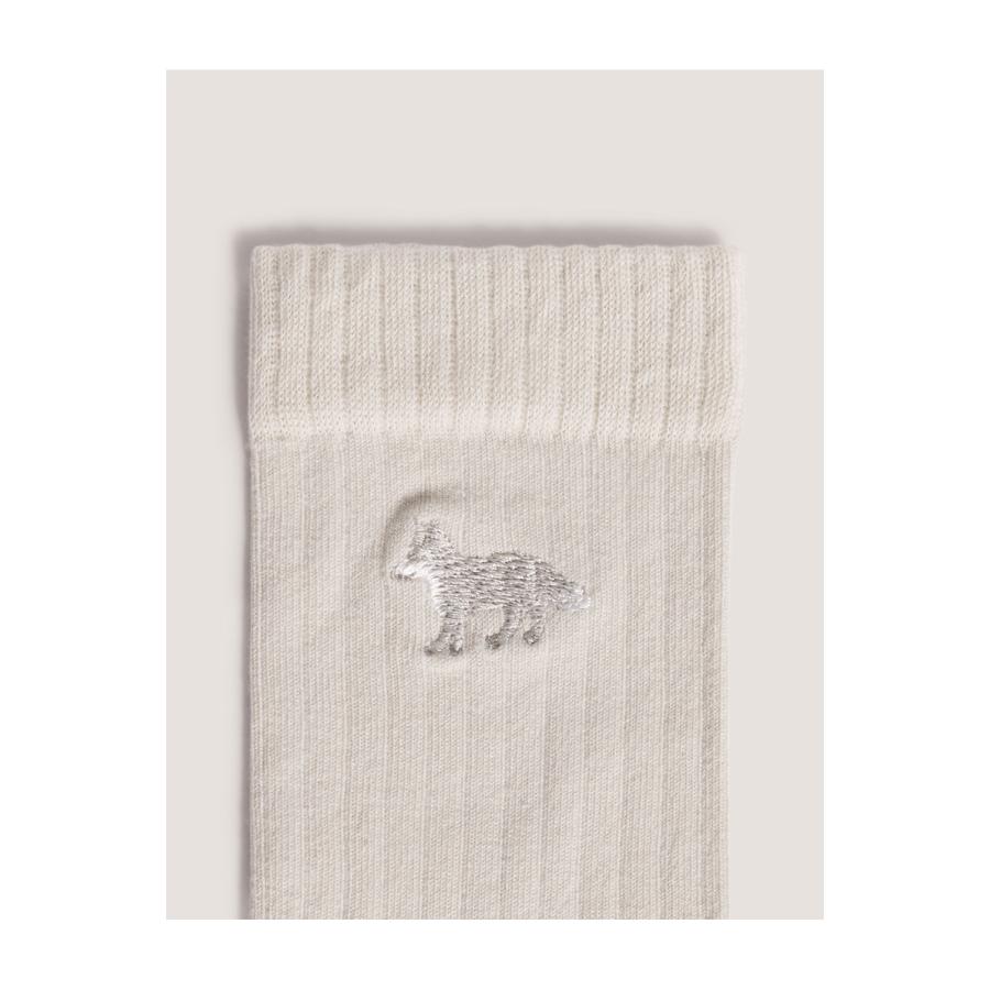 BABY FOX SOCKS - FEATHER BEIGE (MRUAS04KT1124) Maison Kitsune -Women-(メゾンキツネ) |  | 04