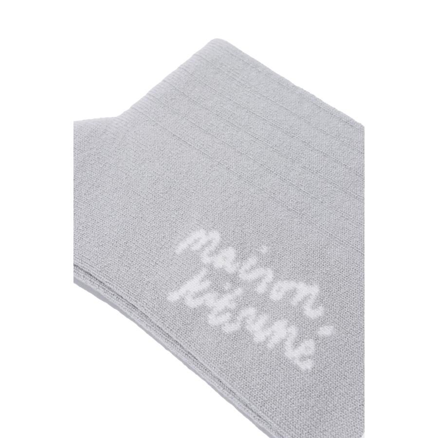 BABY FOX SOCKS - CONCRETE GREY (MRUAS04KT1124) Maison Kitsune -Women-(メゾンキツネ) |  | 02