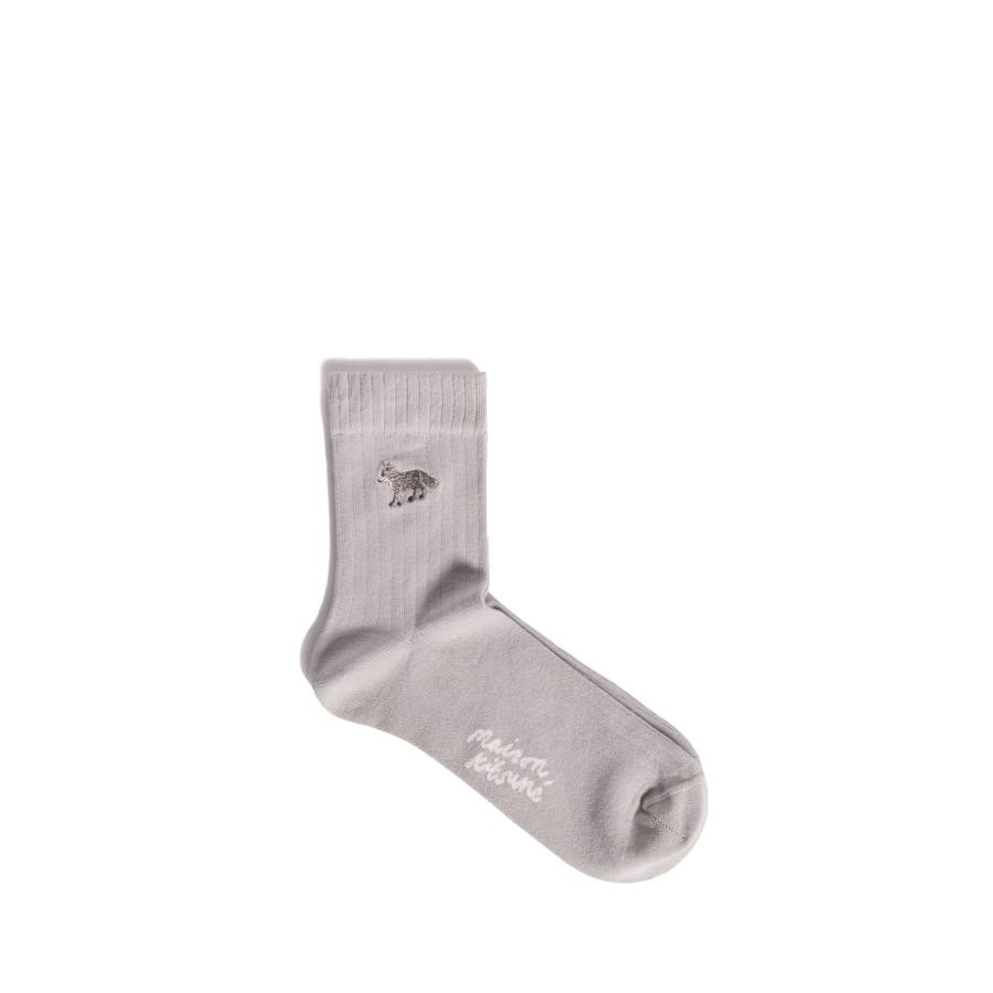BABY FOX SOCKS - CONCRETE GREY (MRUAS04KT1124) Maison Kitsune -Women-(メゾンキツネ) |  | 03