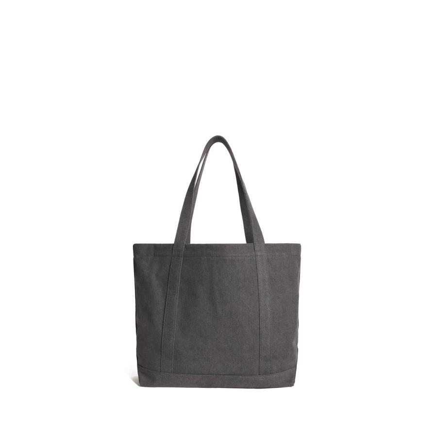 PROFILE FOX LARGE TOTE -  WASHED BLACK  (MRUBT15WD4032) Maison Kitsune -Women-(メゾンキツネ) |  | 01