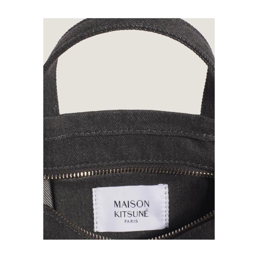 PROFILE FOX MINI TOTE -  WASHED BLACK  (MRUBT11WD4032) Maison Kitsune -Women-(メゾンキツネ) |  | 03