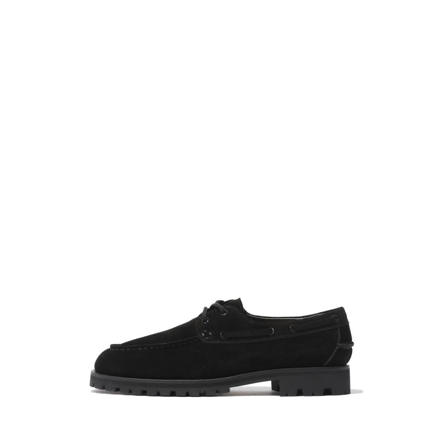 MARBOT / BOAT SHOES (VIBRAM ICEBERG2) - BLACK SUEDE (MAR2634005) foot the coacher(フットザコーチャー) | foot the coacher