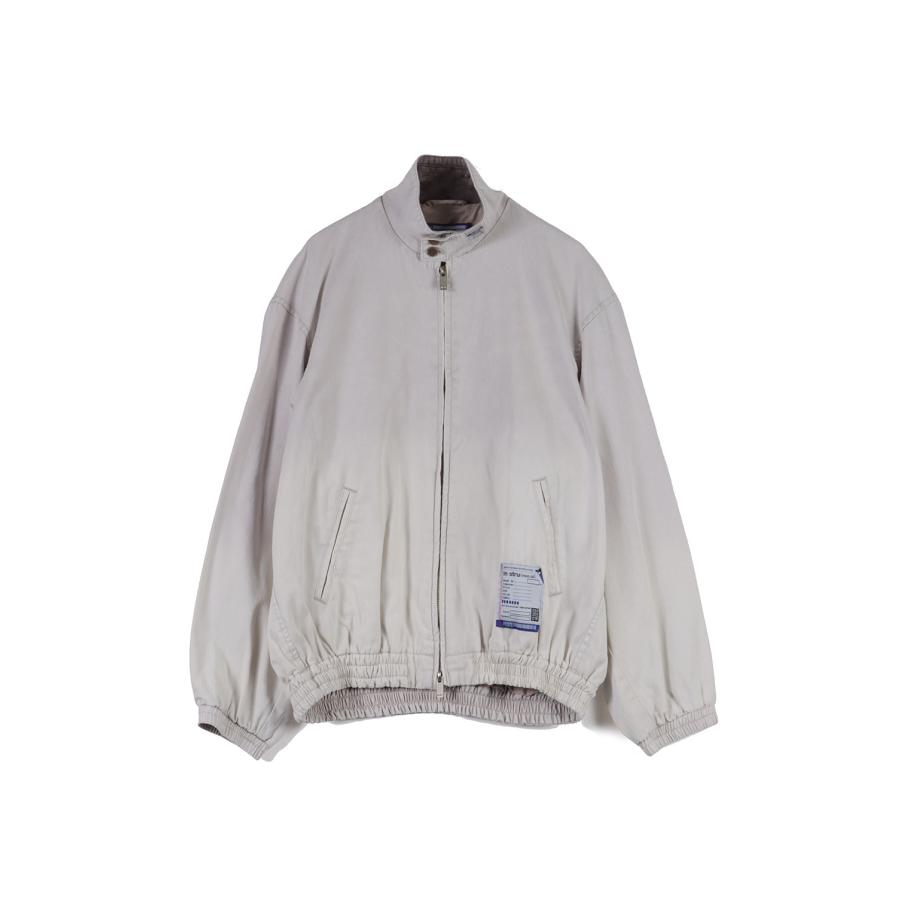 【in・stru(men-tal).】WS COTTON HERRINGBONE SUNFADED JACKET-IVORY(I17BL251) MIHARA YASUHIRO -Women(ミハラ ヤスヒロ) | 