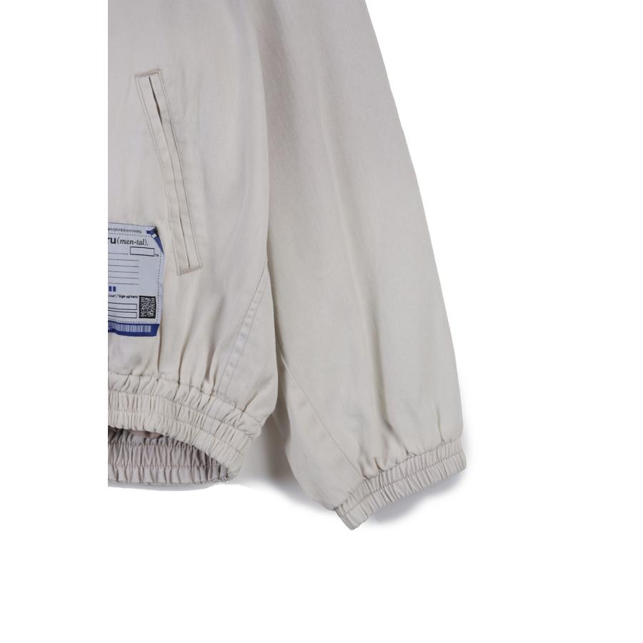 【in・stru(men-tal).】WS COTTON HERRINGBONE SUNFADED JACKET-IVORY(I17BL251) MIHARA YASUHIRO -Women(ミハラ ヤスヒロ) |  | 02