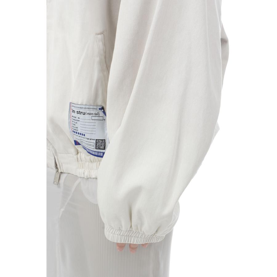 【in・stru(men-tal).】WS COTTON HERRINGBONE SUNFADED JACKET-IVORY(I17BL251) MIHARA YASUHIRO -Women(ミハラ ヤスヒロ) |  | 08