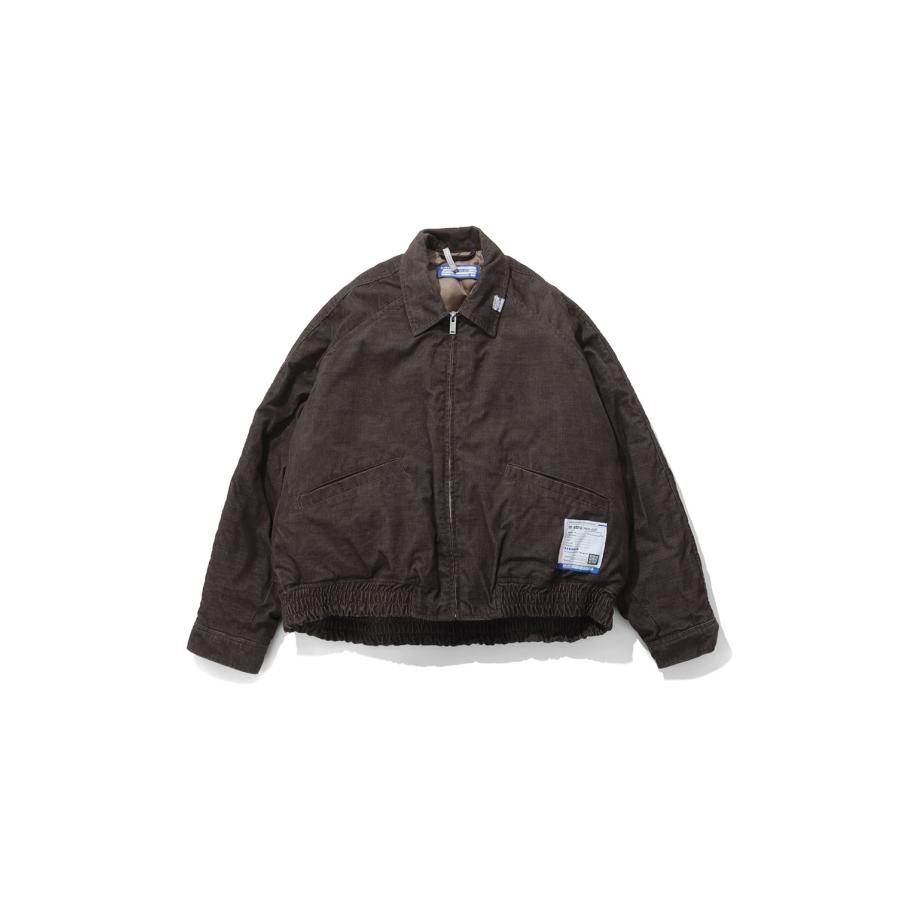 CORDUROY ZIP BLOUSON-KHAKI(I17BL041) MIHARA YASUHIRO -Women(ミハラ ヤスヒロ) | 