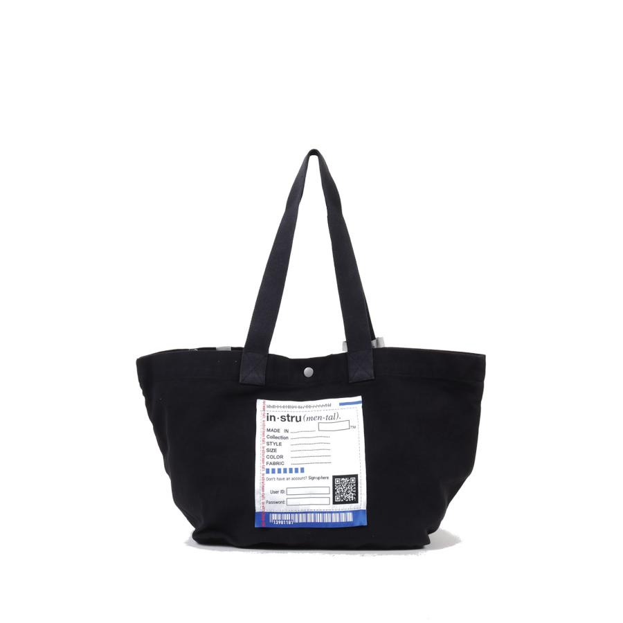 【in・stru(men-tal).】COTTON CANVAS TOTE BAG-BLACK(I17BG701) MIHARA YASUHIRO -Women(ミハラ ヤスヒロ) |  | 01
