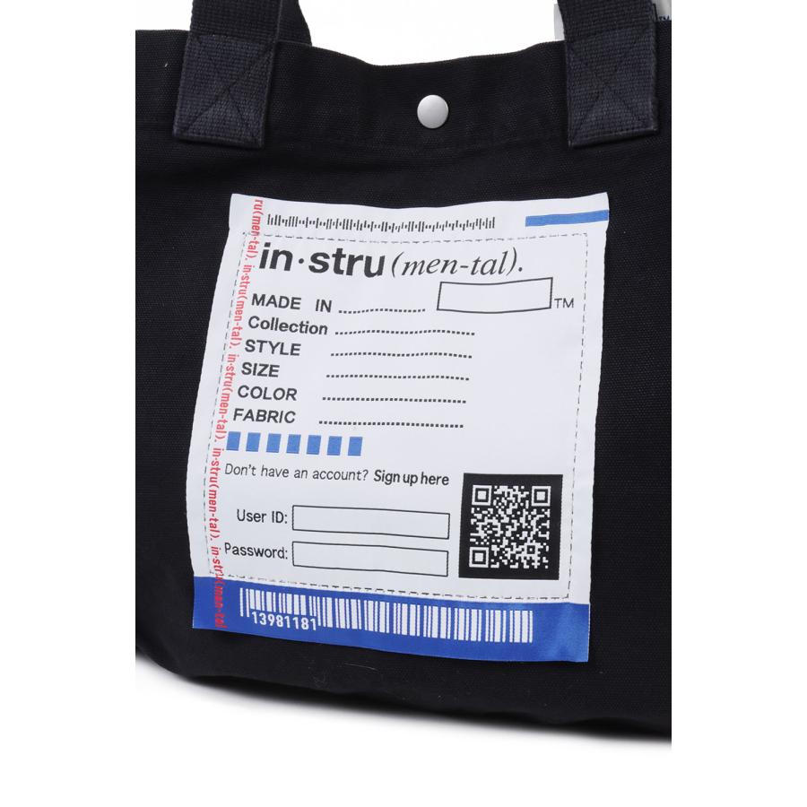 【in・stru(men-tal).】COTTON CANVAS TOTE BAG-BLACK(I17BG701) MIHARA YASUHIRO -Women(ミハラ ヤスヒロ) |  | 03