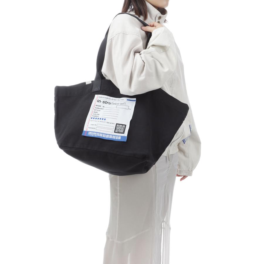 【in・stru(men-tal).】COTTON CANVAS TOTE BAG-BLACK(I17BG701) MIHARA YASUHIRO -Women(ミハラ ヤスヒロ) |  | 07